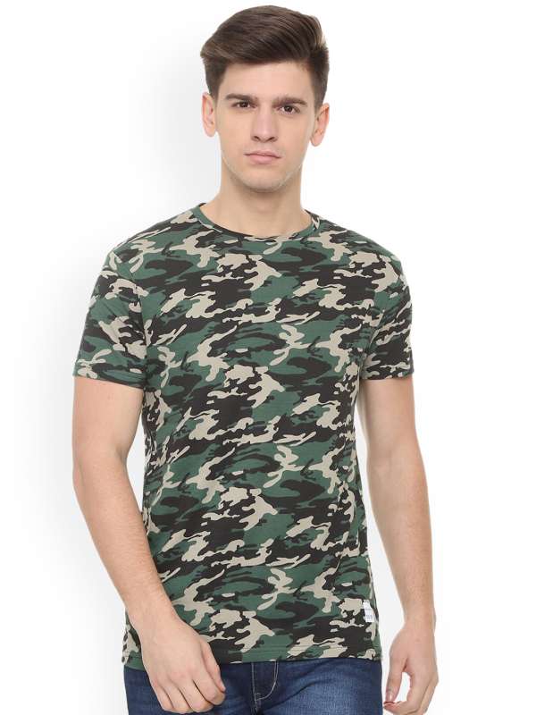 army t shirt myntra