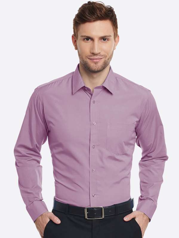 Buy Men Navy Slim Fit Formal Full Sleeves Formal Shirt Online