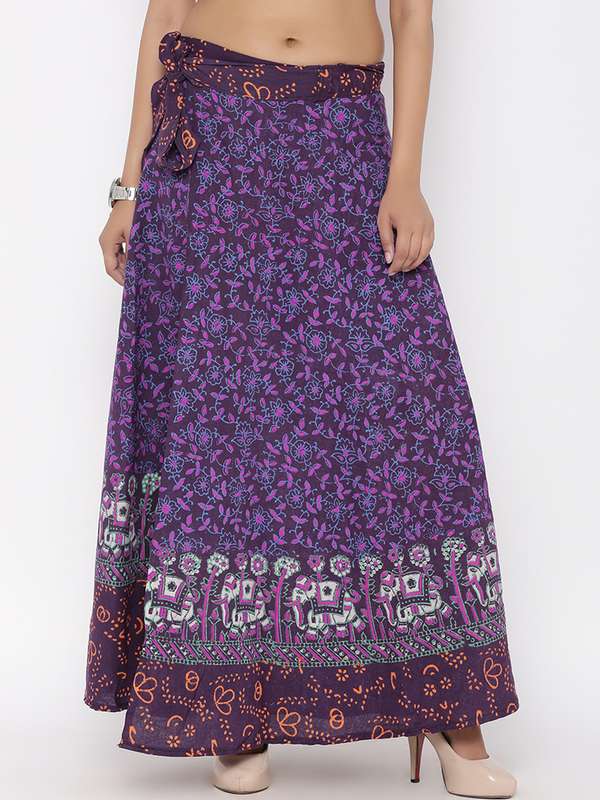 wrap around skirt online india