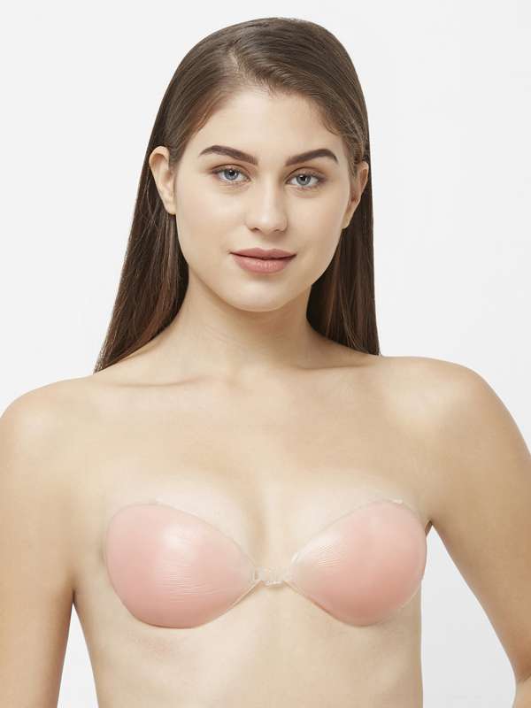PLUMBURY LIGHTLY PADDED BREAST LIFT STRAPLESS PUSH UP SILICONE Women Stick- on Lightly Padded Bra - Buy PLUMBURY LIGHTLY PADDED BREAST LIFT STRAPLESS  PUSH UP SILICONE Women Stick-on Lightly Padded Bra Online at