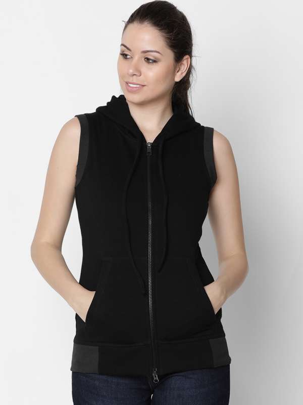 Sleeveless sweatshirts for shop ladies