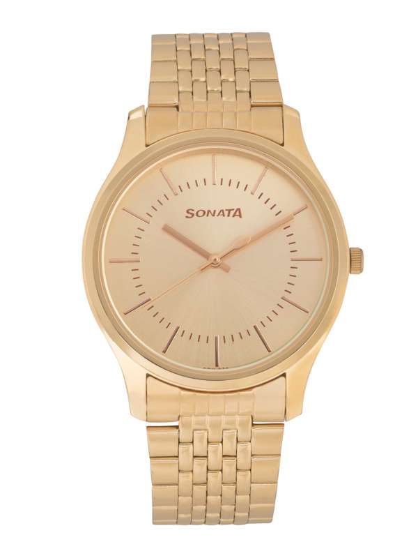 Mens Gold Watches Buy Mens Gold Watch Online in India Myntra