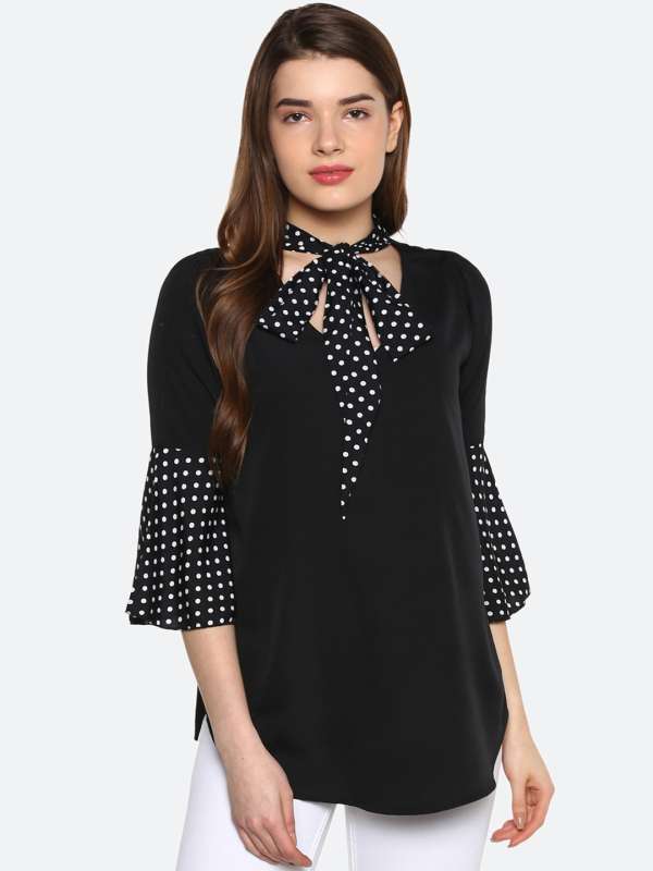 Polka dots tops jabong best sale