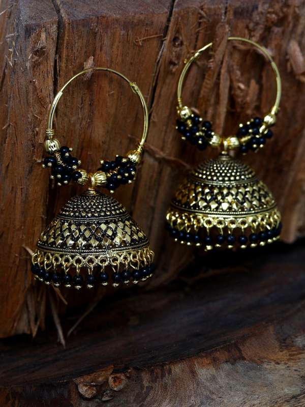 Black Jhumka Buy Black Jhumka online in India