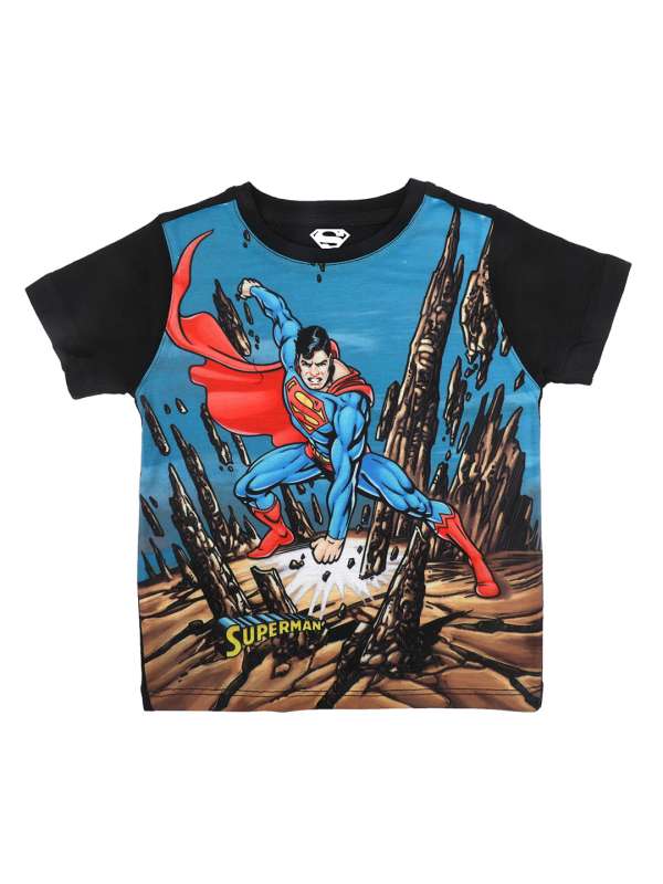Salman in superman t shirt top