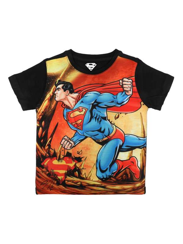 Salman in superman t shirt top
