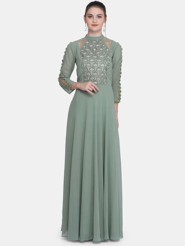 Myntra gown collection deals