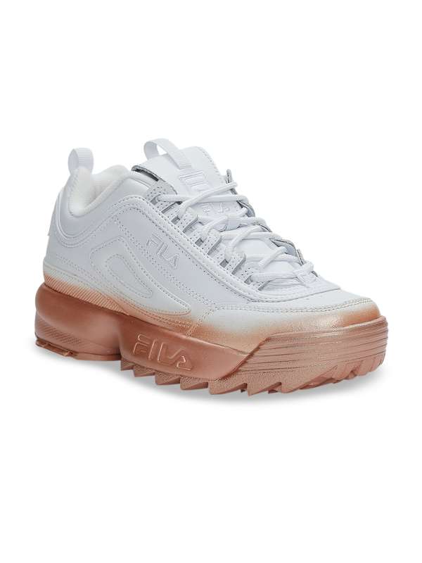 fila shoes womens gold