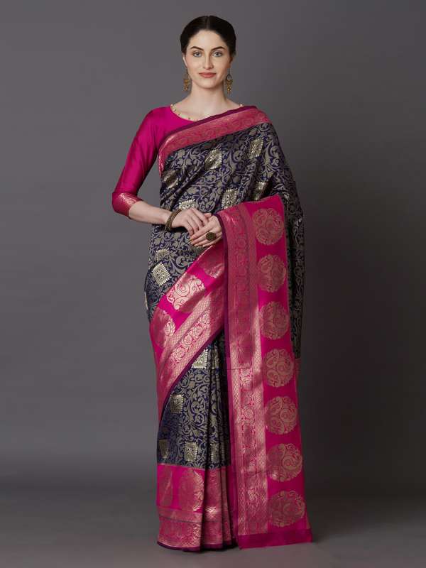 myntra kanchipuram silk saree