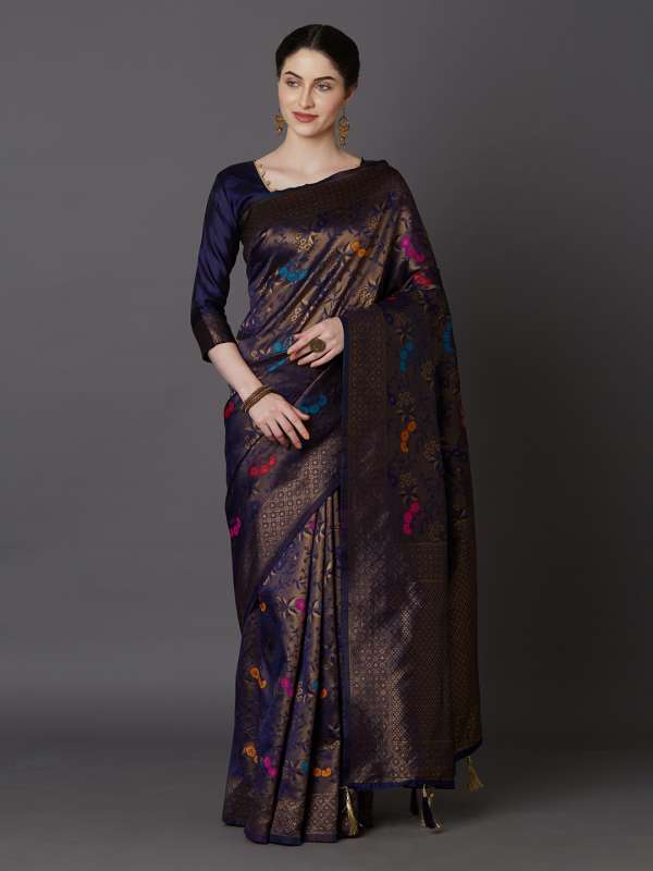 myntra designer party wear sarees