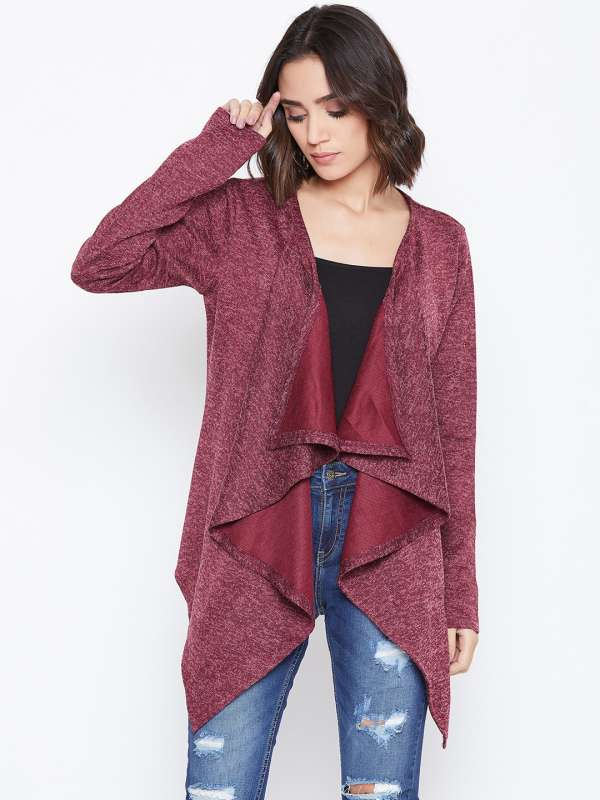 Waterfall shrug online outlet