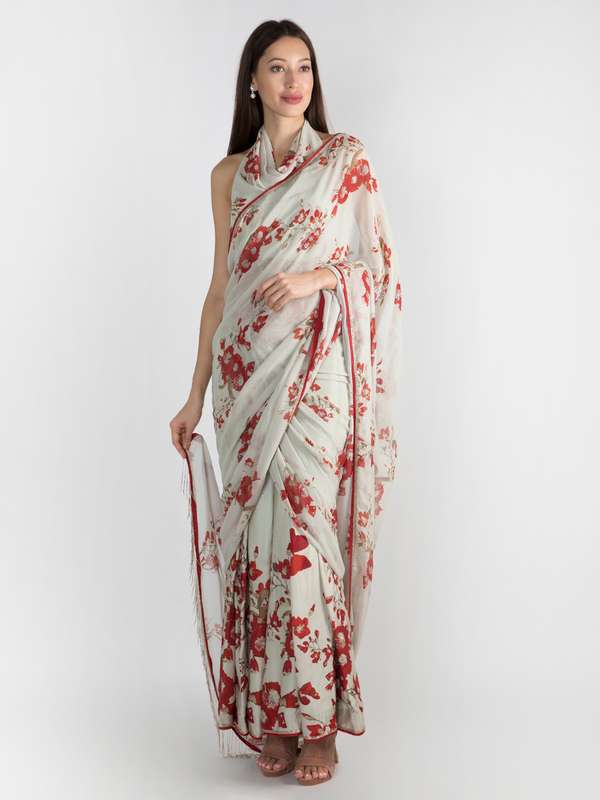 Pernia S Pop Up Shop Sarees Buy Pernia S Pop Up Shop Sarees Online In India Champagne gold & blush pink embroidered draped saree set with belt design by ridhi mehra at pernia's pop up shop. pernia s pop up shop sarees buy