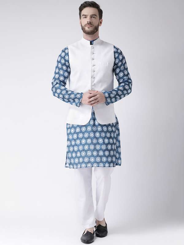 Kurta pajama for men myntra clearance