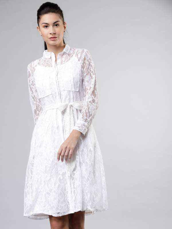 myntra lace dress