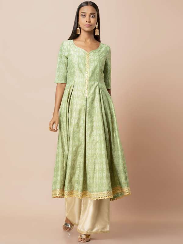 Indya green kurta