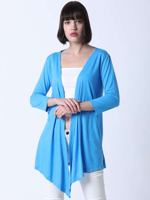 Turquoise Blue Shrug - Buy Turquoise 