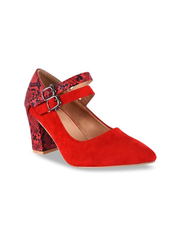 red heels myntra