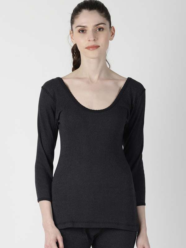 Buy Black Thermal Wear for Women by DOLLAR ULTRA Online