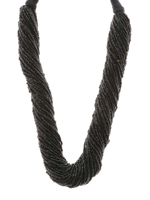 Myntra black metal jewellery outlet
