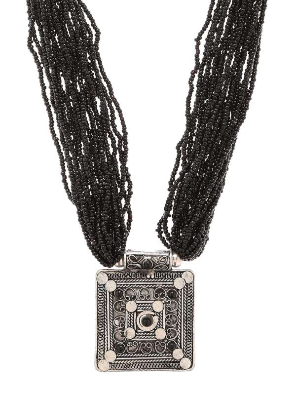 Buy Black Metal Necklace Online at Best Price in India Myntra