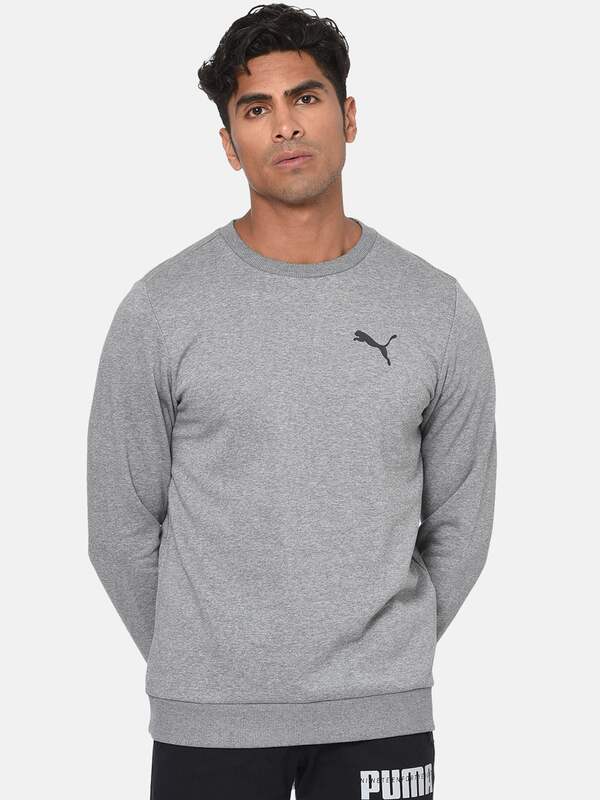 grey puma sweater