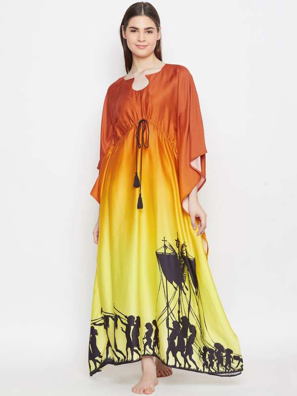 myntra kaftan nighty