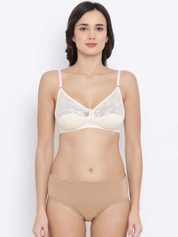 Clovia Nude Embroidered Lingerie Set Women 2879299 Ht Ml - Buy