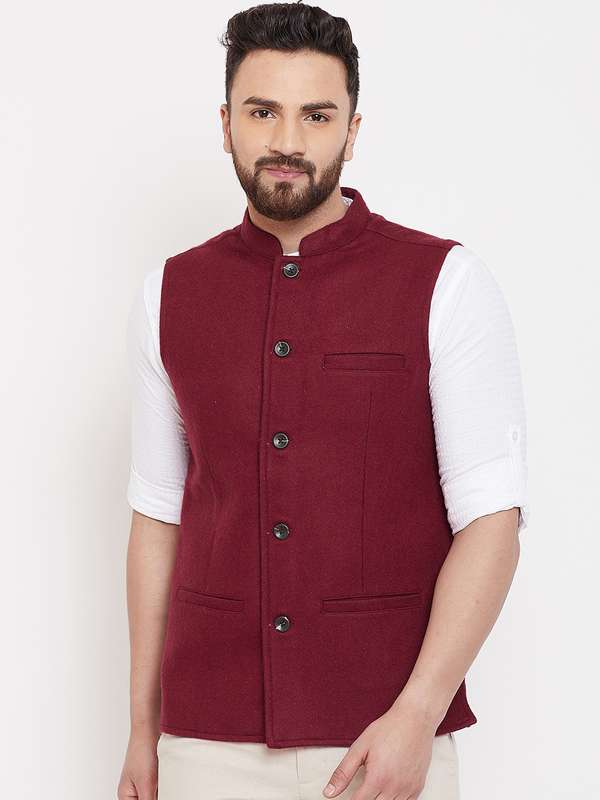 Formal pant shirt with nehru jacket Clearance