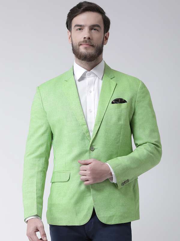 Light green colour blazer clearance