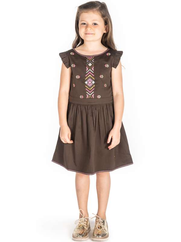 Brown Embroidered Shift Dress 4005138.htm Buy Brown Embroidered Shift Dress 4005138.htm online in India