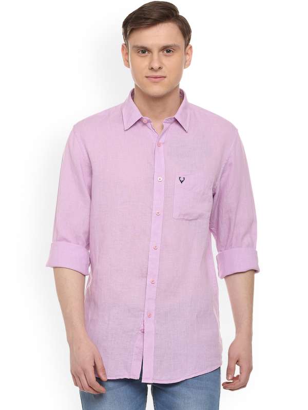 allen solly linen shirts online