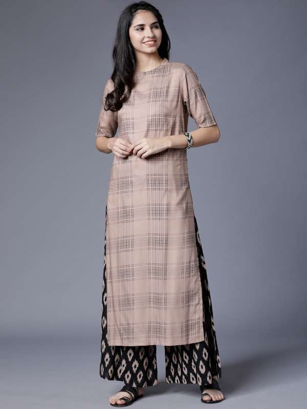 Vishudh kurta palazzo sets myntra 2025
