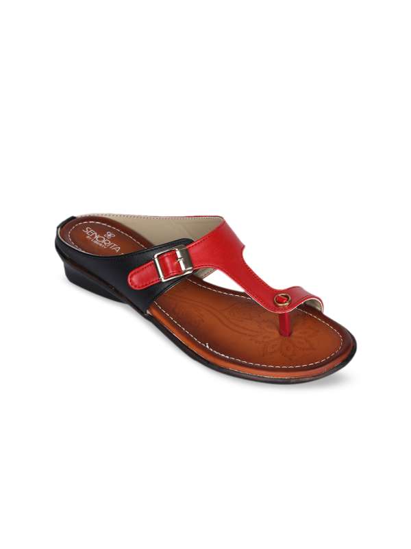 Ladies deals chappal myntra