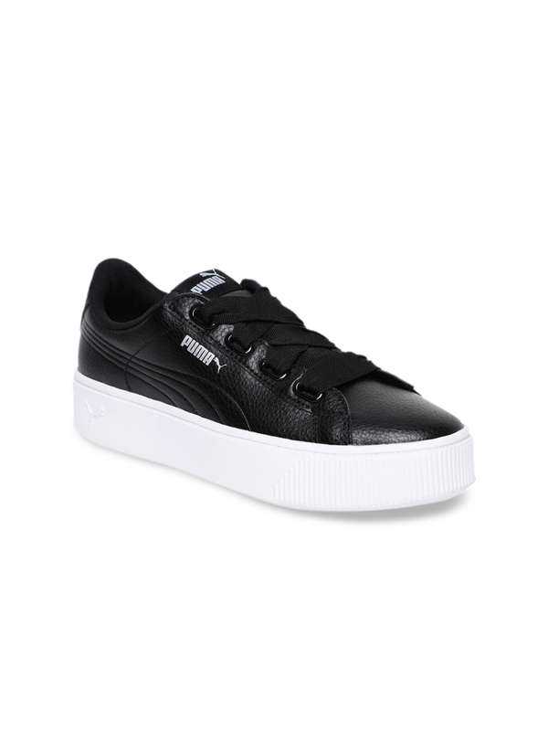 Puma Vikky Platform Ribbon Bold Black 