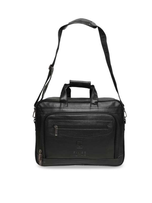 Swiss military leatherette laptop bag clearance