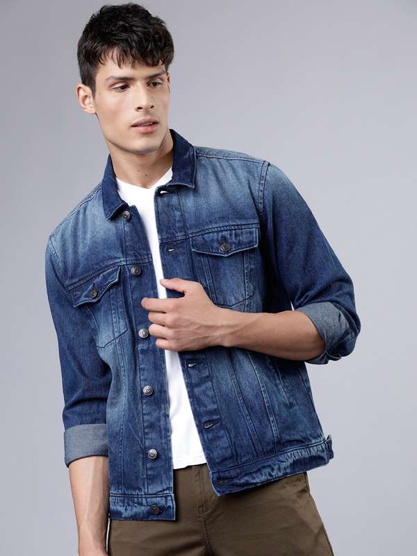 denim jacket in myntra