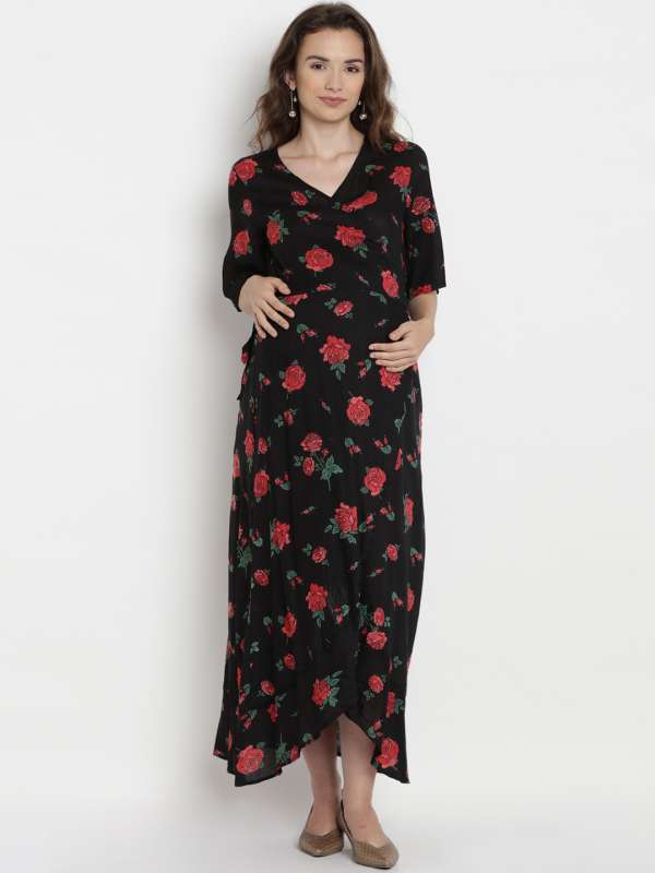 maternity dresses myntra