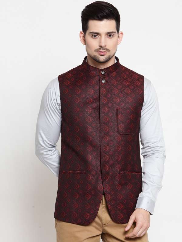 Nehru jacket on myntra outlet
