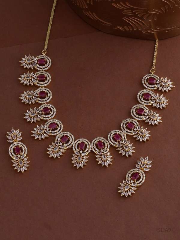 Voylla Jewellery Set Buy Voylla Jewellery Set Online Myntra You can have fun with beautiful sets of stud earrings with a neat and simple necklace, or you can also opt for a heavy necklace with. buy voylla jewellery set online