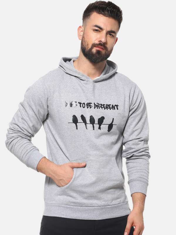 mens hoodies myntra
