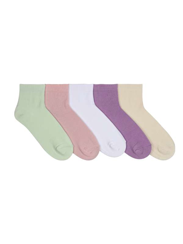 WOXEN Men Solid Ankle Length (Pack of 5) SOCKS