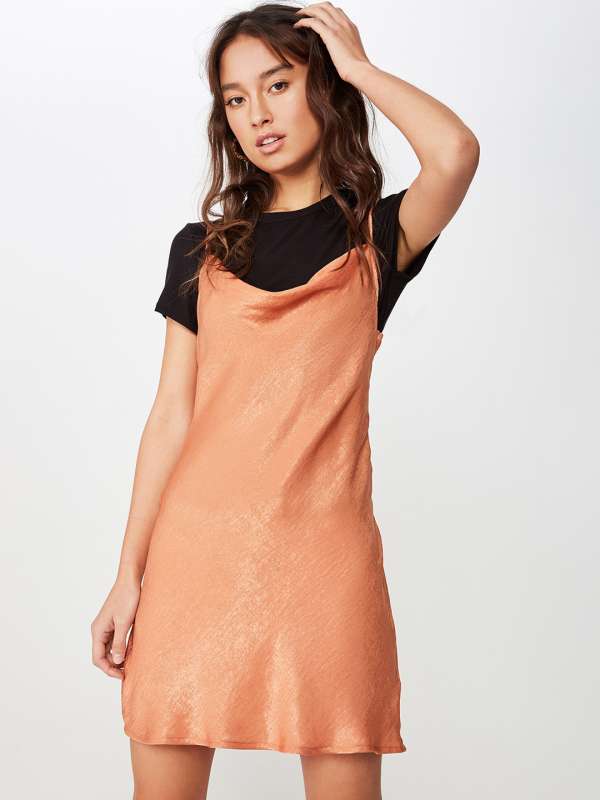 Cotton on orange store dress