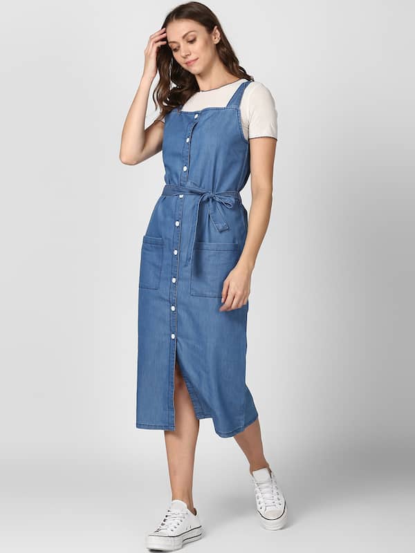 Chic lace denim dress In A Variety Of Stylish Designs  Alibabacom