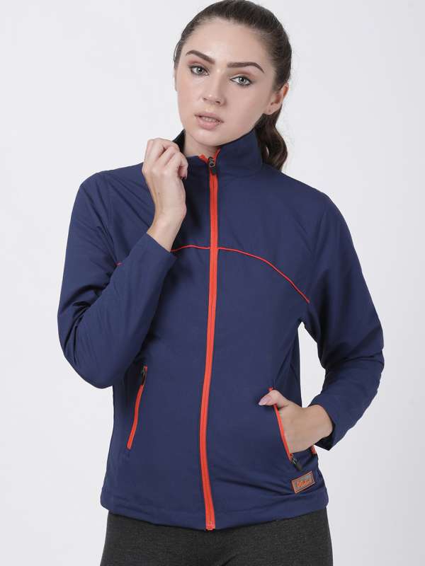 Blue windcheater outlet