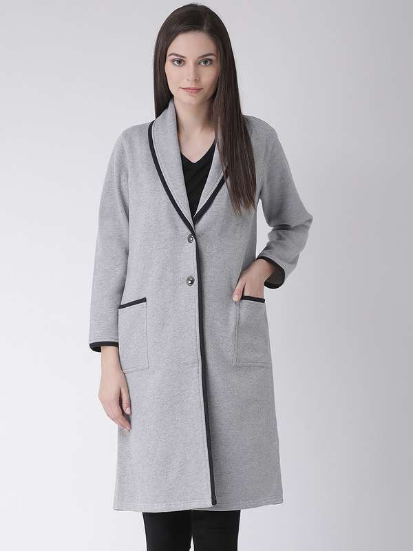 Women gray coat clearance