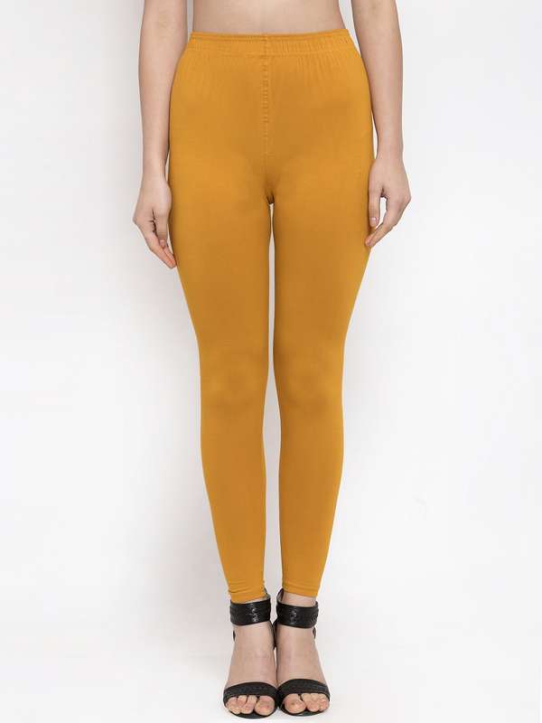 Buy Mustard Yellow Leggings online in India