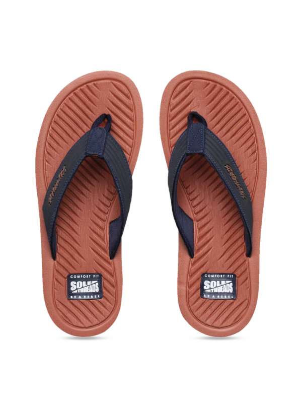sole threads flip flops myntra