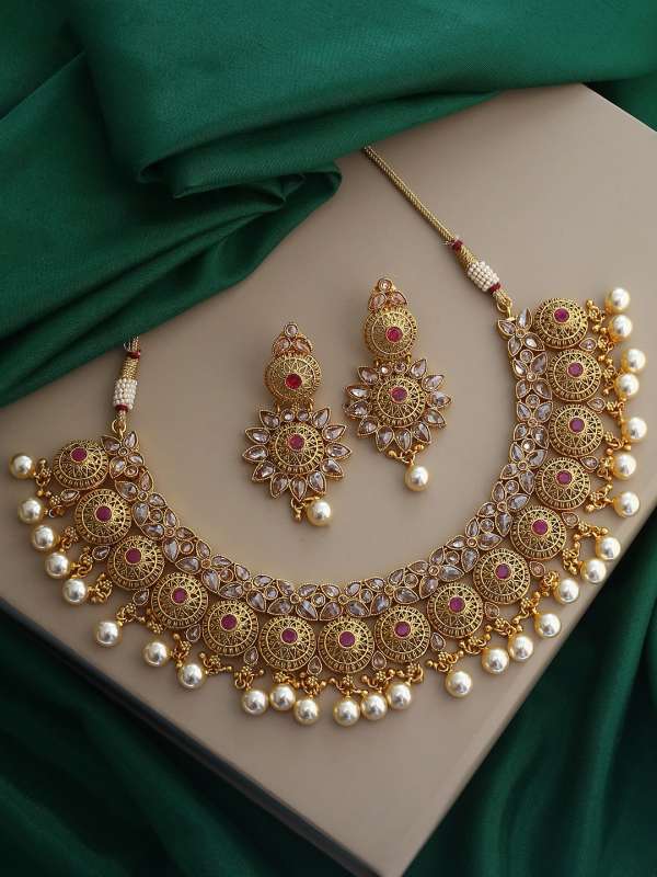 Voylla Jewellery Set Buy Voylla Jewellery Set Online Myntra Southern trance mahalaxmi and elephant motif long necklace set | voylla fashions. buy voylla jewellery set online