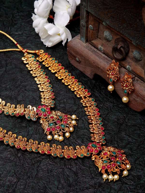 Bridal jewellery deals set myntra
