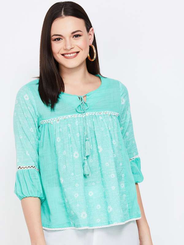 teal blue tops for ladies